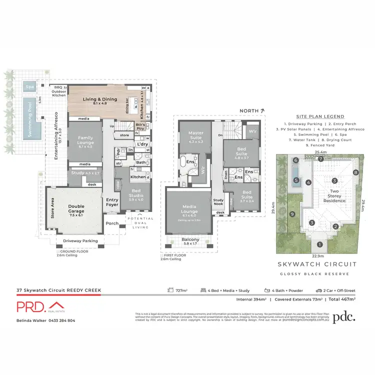 Floorplan of Homely house listing, 37 Skywatch Circuit, Reedy Creek QLD 4227