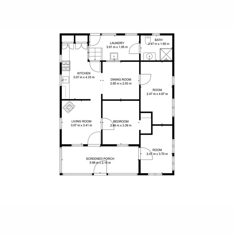 Floorplan of Homely house listing, 25 Alice Street, Walkervale QLD 4670