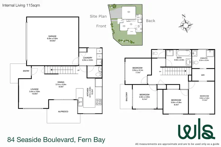 Floorplan of Homely house listing, 84 Seaside Boulevard, Fern Bay NSW 2295