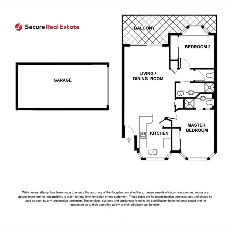Floorplan of Homely unit listing, 2/22 York Street, Indooroopilly QLD 4068