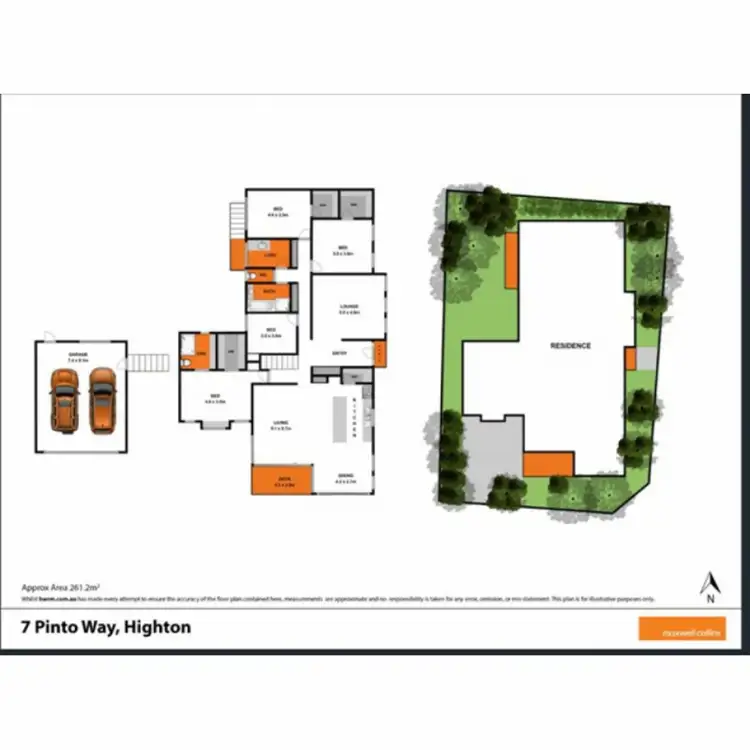 Floorplan of Homely house listing, 7 Pinto Way, Highton VIC 3216