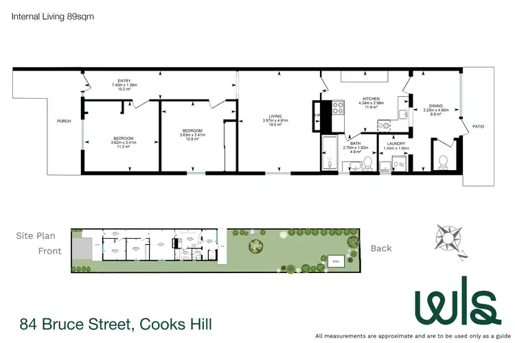 Floorplan of Homely house listing, 84 Bruce Street, Cooks Hill NSW 2300