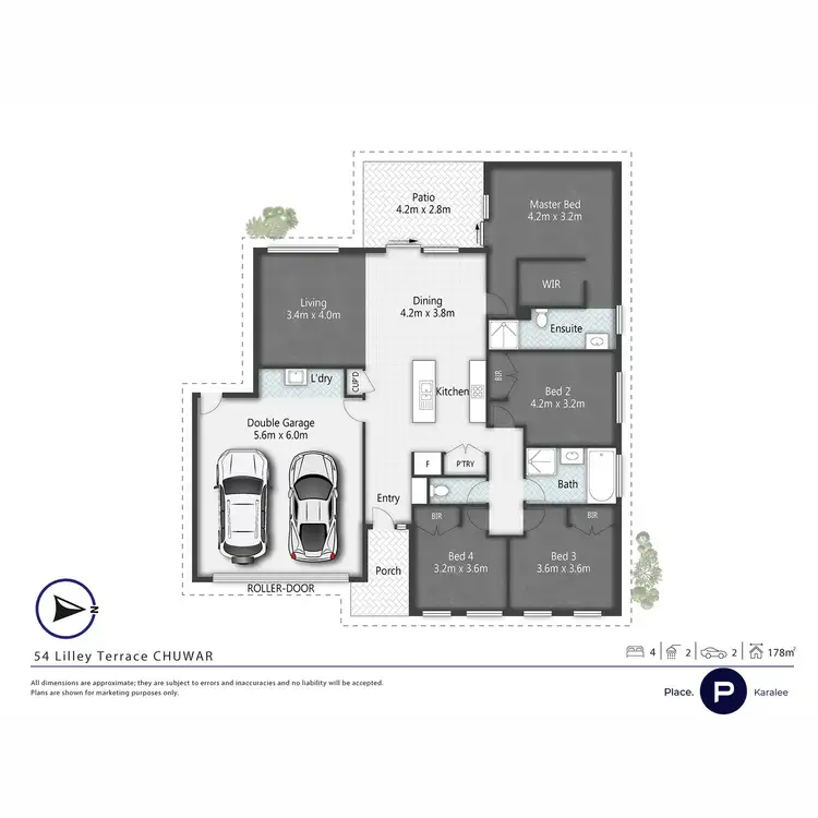 Floorplan of Homely house listing, 54 Lilley Terrace, Chuwar QLD 4306