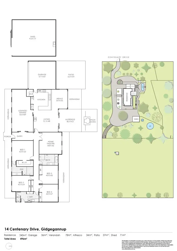 Floorplan of Homely house listing, 14 Centenary Drive, Gidgegannup WA 6083