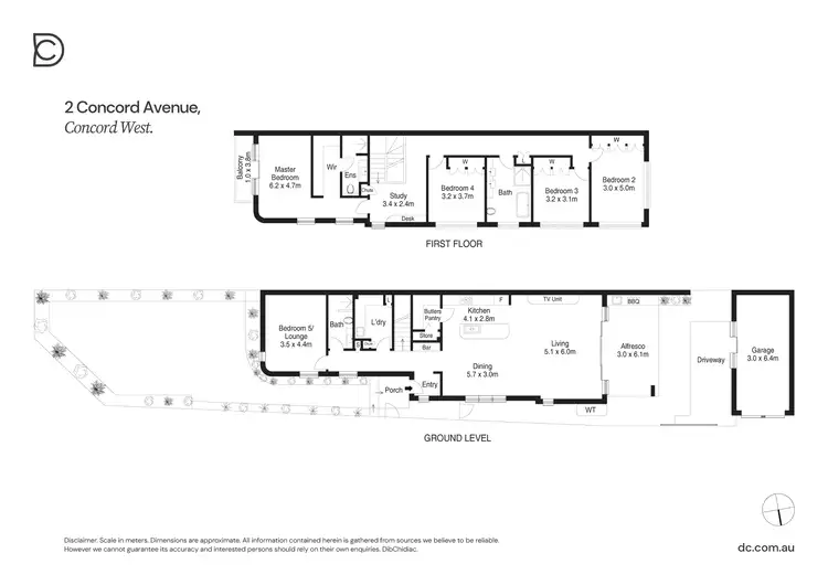 Floorplan of Homely semi-detached listing, 2 Concord Avenue, Concord West NSW 2138