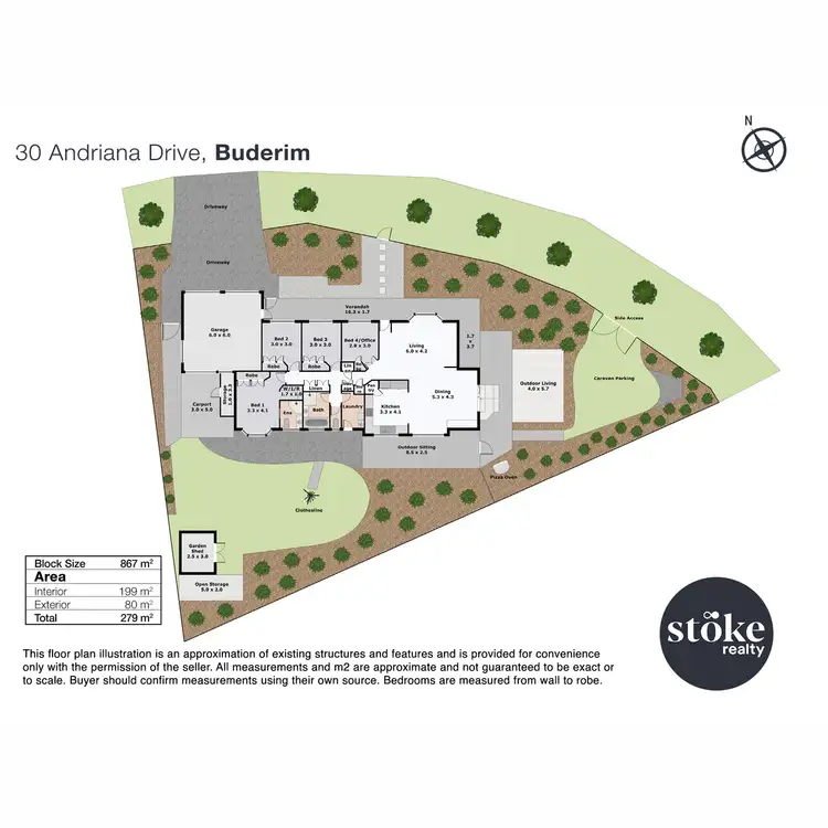 Floorplan of Homely house listing, 30 Andriana Drive, Buderim QLD 4556