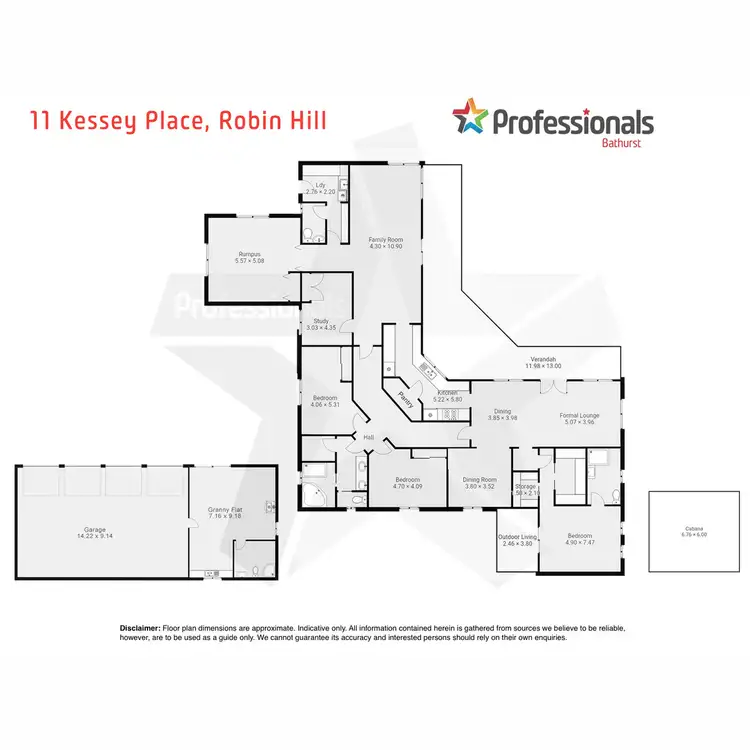 Floorplan of Homely house listing, 11 Kessey Place, Robin Hill NSW 2795
