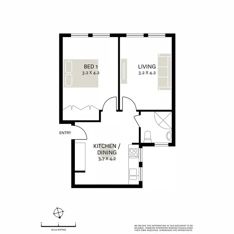 Floorplan of Homely apartment listing, 8/34 Kings Cross Road, Potts Point NSW 2011