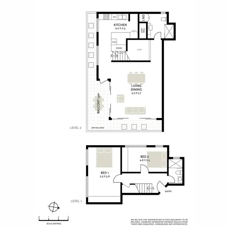 Floorplan of Homely apartment listing, 7/85 Boundary Street, Darlinghurst NSW 2010