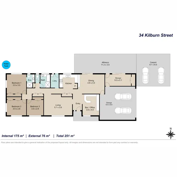 Floorplan of Homely house listing, 34 Kilburn Street, Chermside QLD 4032