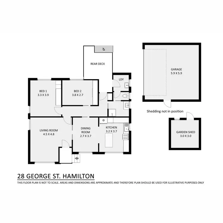 Floorplan of Homely house listing, 28 George Street, Hamilton VIC 3300