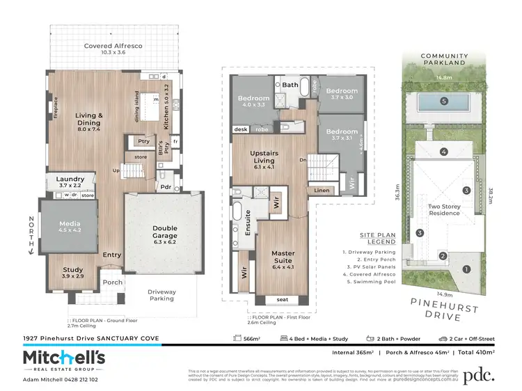 Floorplan of Homely house listing, 1927 Pinehurst Drive, Sanctuary Cove QLD 4212
