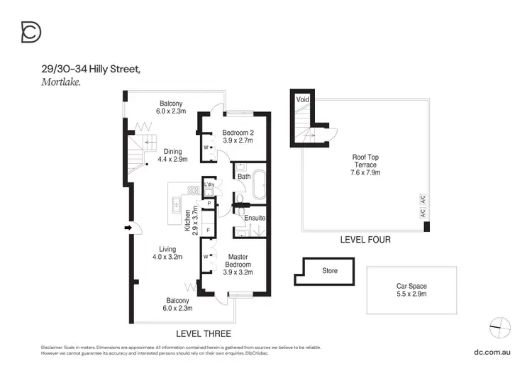 Floorplan of Homely apartment listing, 29/30-34 Hilly Street, Mortlake NSW 2137