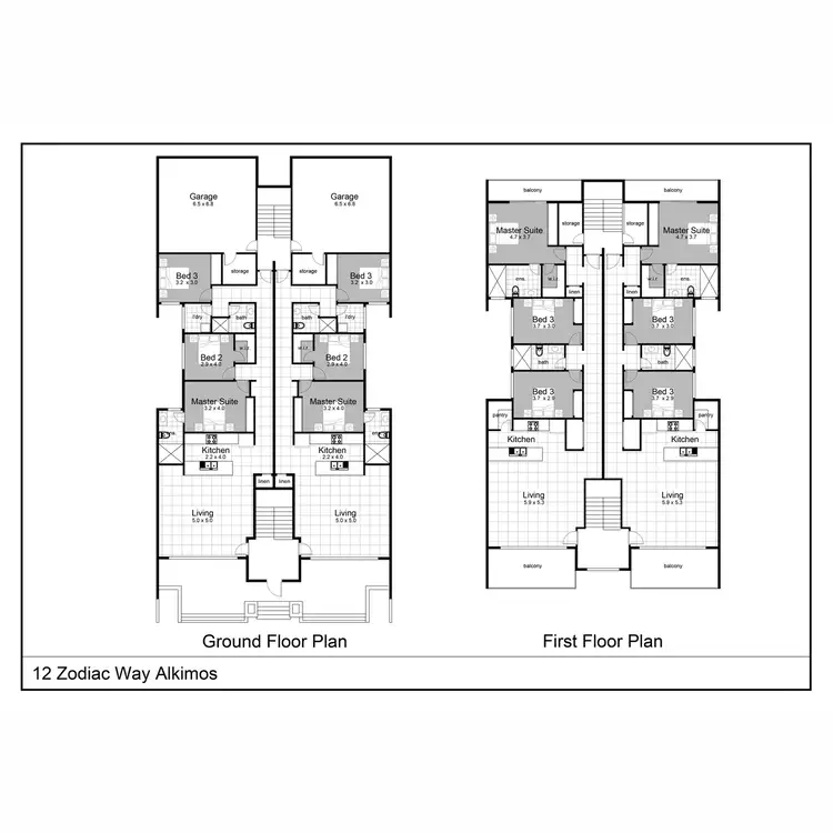 Floorplan of Homely house listing, 14B Zodiac Drive, Alkimos WA 6038