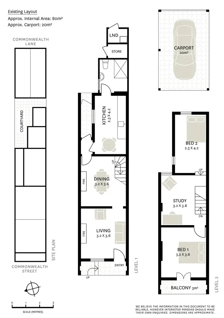 Floorplan of Homely terrace listing, 202 Commonwealth Street, Surry Hills NSW 2010