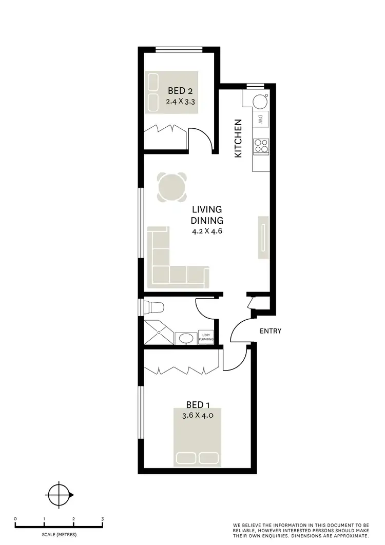 Floorplan of Homely apartment listing, 11/8 Vialoux Avenue, Paddington NSW 2021