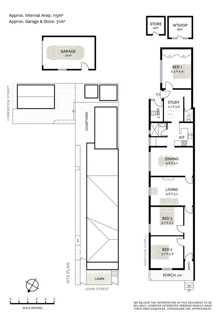 Floorplan of Homely house listing, 4 John Street, Tempe NSW 2044