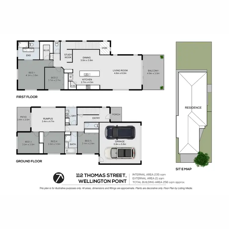 Floorplan of Homely house listing, 112 Thomas Street, Birkdale QLD 4159