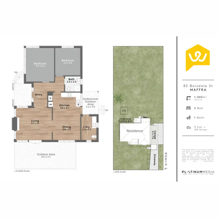 Floorplan of Homely house listing, 82 Boisdale Street, Maffra VIC 3860