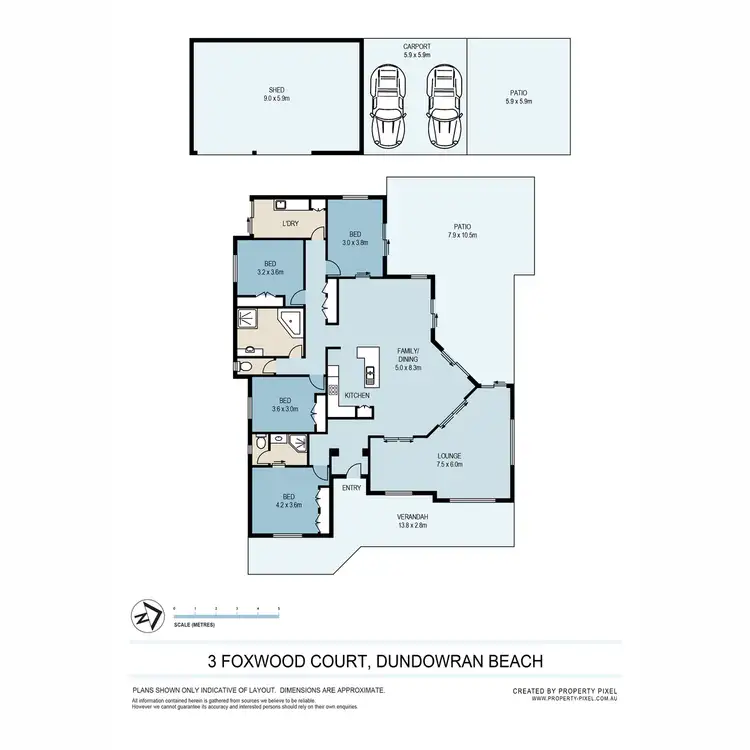 Floorplan of Homely house listing, 3 Foxwood Court, Dundowran Beach QLD 4655