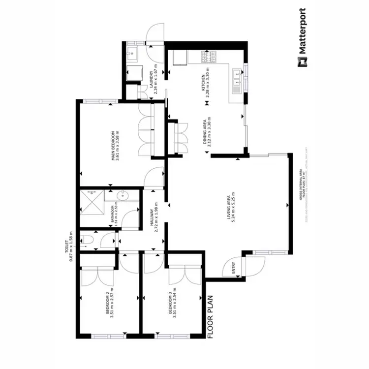 Floorplan of Homely house listing, 17B Meadow Street, Guildford WA 6055