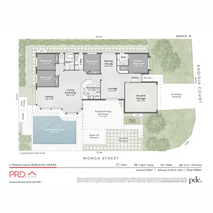 Floorplan of Homely house listing, 2 Ardisia Court, Burleigh Heads QLD 4220