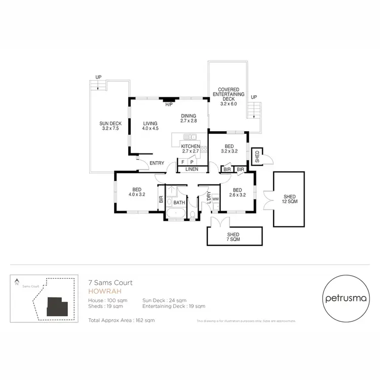 Floorplan of Homely house listing, 7 Sams Court, Howrah TAS 7018