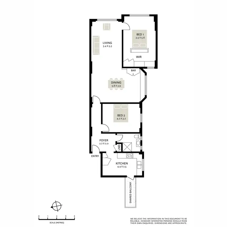 Floorplan of Homely apartment listing, 19/123 Macleay Street, Potts Point NSW 2011