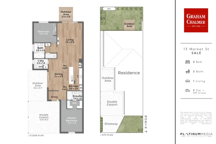 Floorplan of Homely house listing, 13 Market Street, Sale VIC 3850