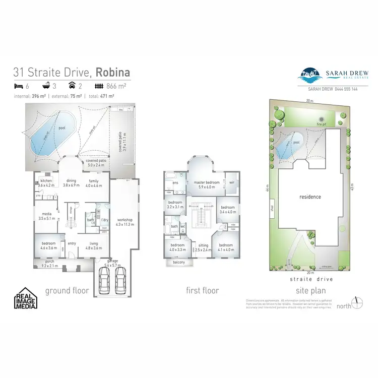 Floorplan of Homely house listing, 31 Straite Drive, Robina QLD 4226