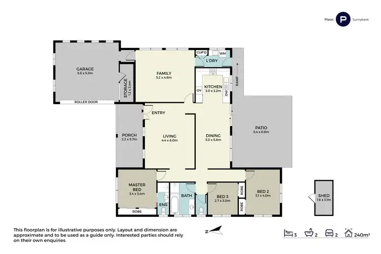 Floorplan of Homely house listing, 20 Ashdown Street, Sunnybank Hills QLD 4109