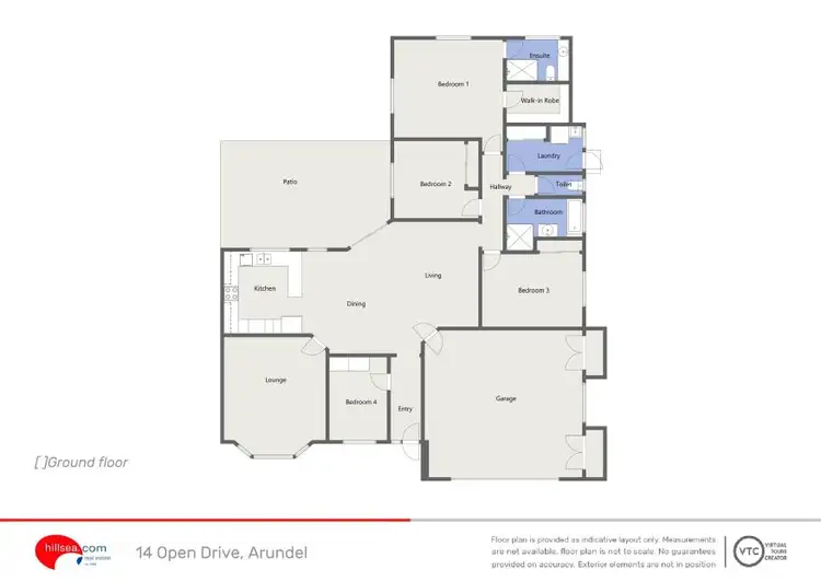 Floorplan of Homely house listing, 14 Open Drive, Arundel QLD 4214