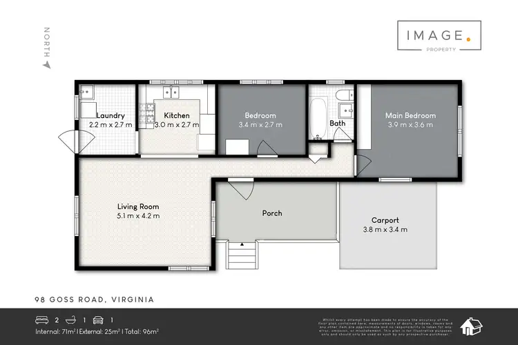 Floorplan of Homely house listing, 98 Goss Road, Virginia QLD 4014