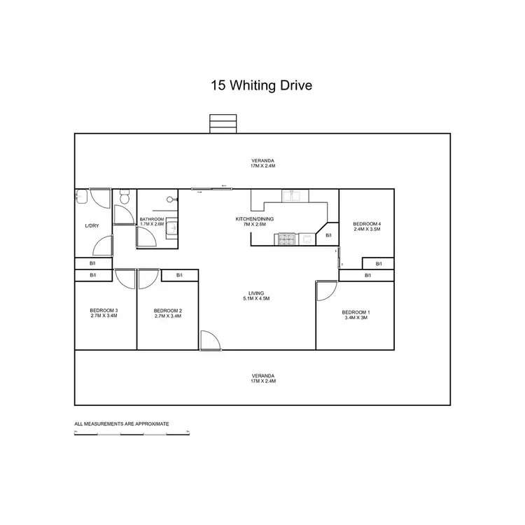 Floorplan of Homely house listing, 15 Whiting Drive, Seelands NSW 2460