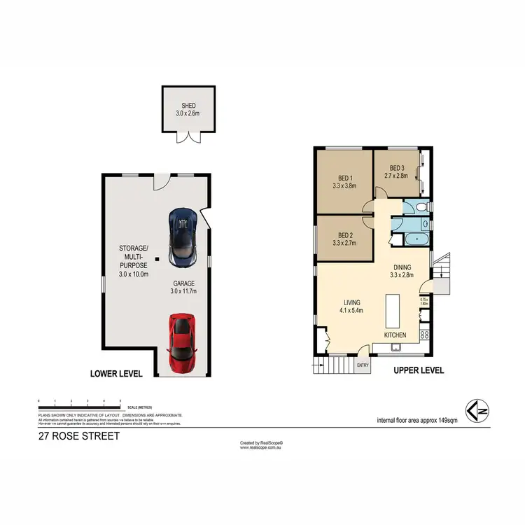 Floorplan of Homely house listing, 27 Rose Street, Ormiston QLD 4160