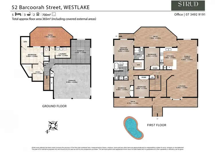 Floorplan of Homely house listing, 52 Barcoorah Street, Westlake QLD 4074