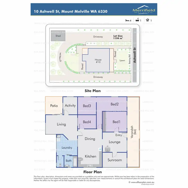 Floorplan of Homely house listing, 10 Ashwell Street, Mount Melville WA 6330