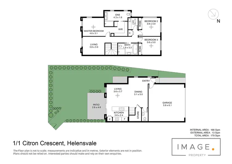 Floorplan of Homely townhouse listing, 1/1 Citron Crescent, Helensvale QLD 4212