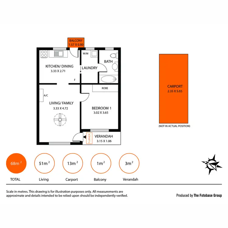 Floorplan of Homely unit listing, 6/24 Carlisle Road, Westbourne Park SA 5041