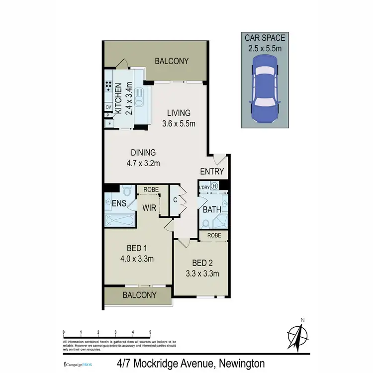 Floorplan of Homely apartment listing, 4/7 Mockridge Avenue, Newington NSW 2127