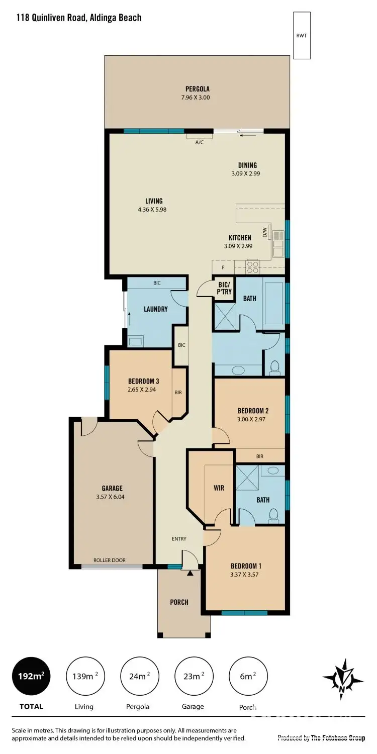 Floorplan of Homely house listing, 118 Quinliven Road, Aldinga Beach SA 5173