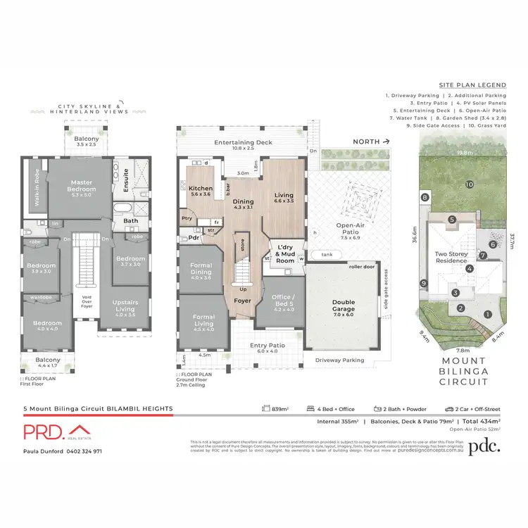 Floorplan of Homely house listing, 5 Mount Bilinga Circuit, Bilambil Heights NSW 2486