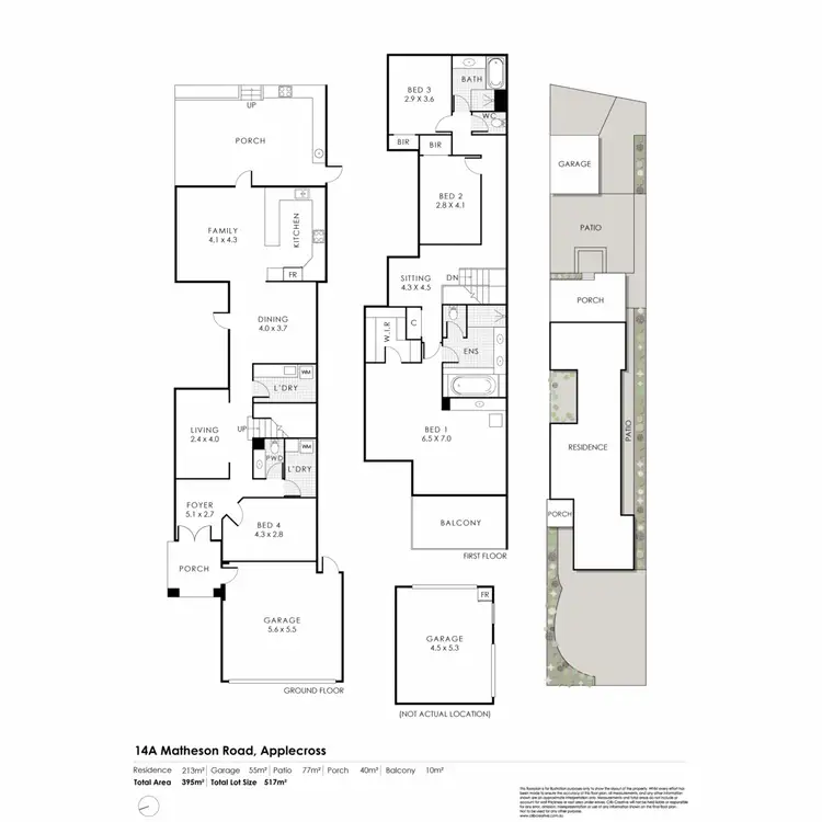 Floorplan of Homely house listing, 14A Matheson Road, Applecross WA 6153