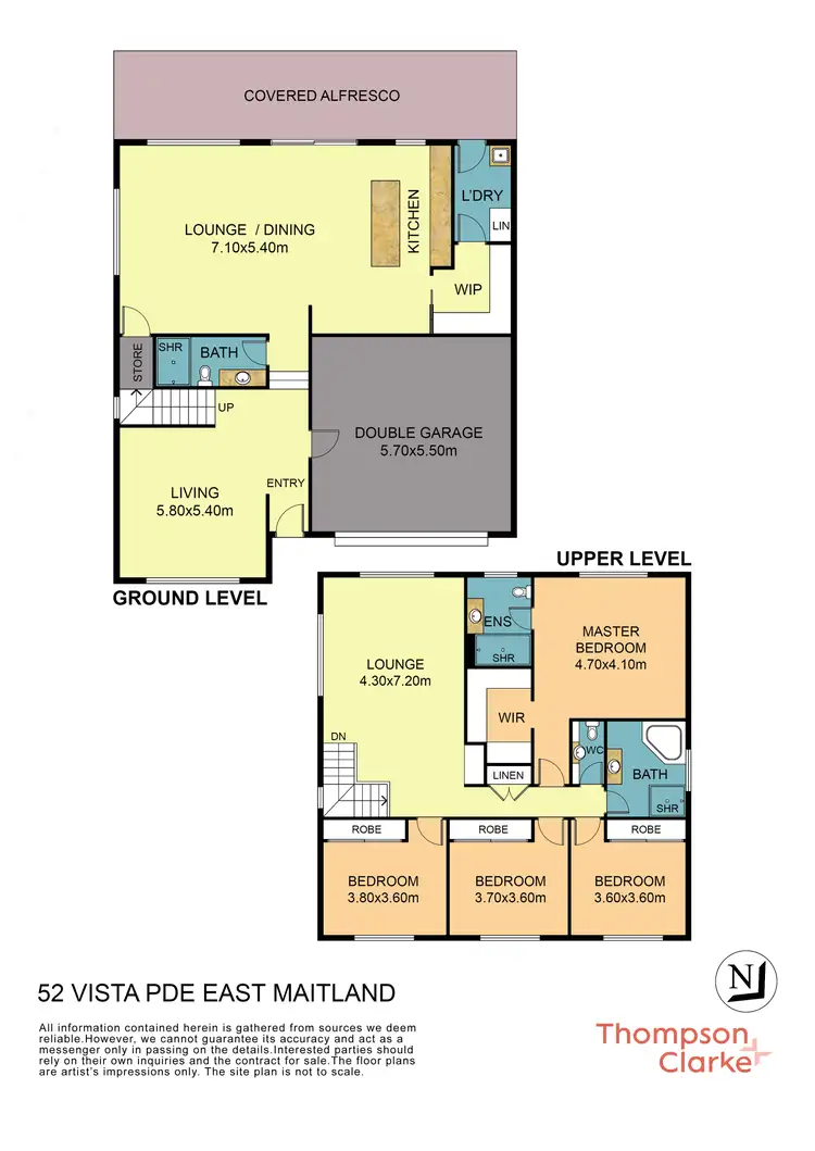 Floorplan of Homely house listing, 52 Vista Parade, East Maitland NSW 2323