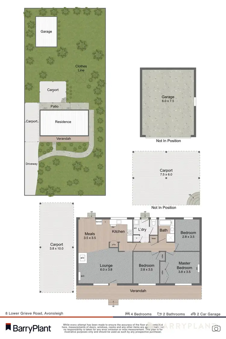 Floorplan of Homely house listing, 8 Lower Grieve Road, Avonsleigh VIC 3782
