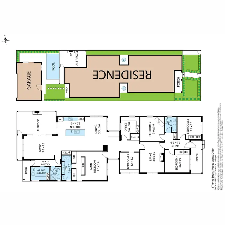 Floorplan of Homely house listing, 18 Thorne Street, Wagga Wagga NSW 2650