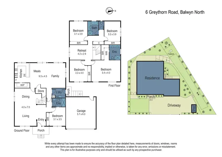 Floorplan of Homely house listing, 6 Greythorn Road, Balwyn North VIC 3104