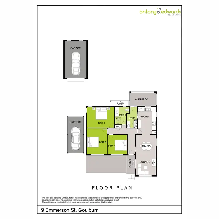 Floorplan of Homely house listing, 9 Emmerson Street, Goulburn NSW 2580