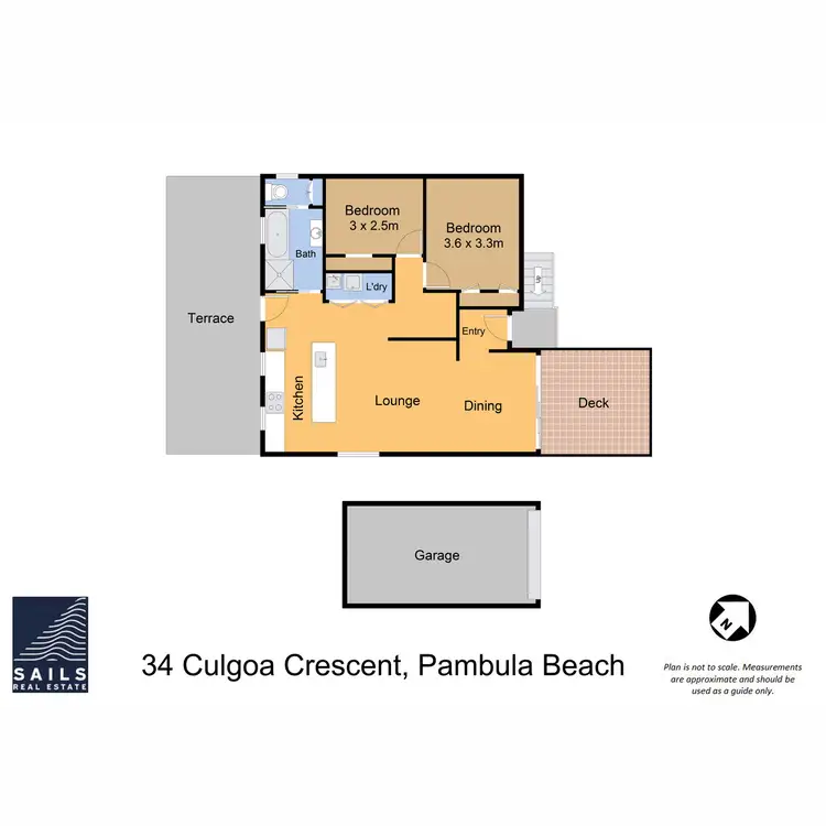 Floorplan of Homely house listing, 34 Culgoa Crescent, Pambula Beach NSW 2549