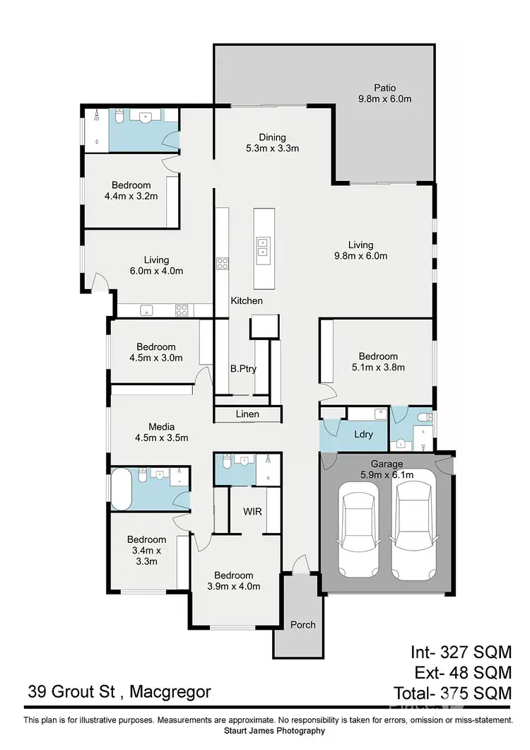 Floorplan of Homely house listing, 39 Grout Street, Macgregor QLD 4109